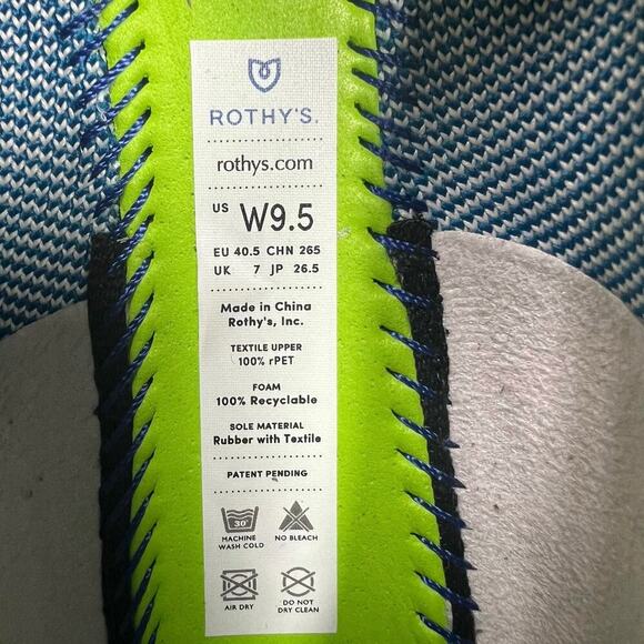 Rothy’s The Loafer Indigo Cloud Women’s Size 9.5‎ - Picture 13 of 13